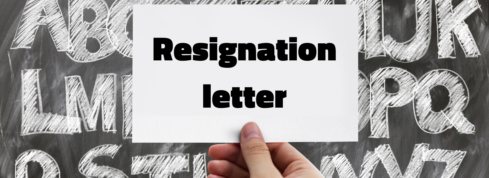 Resignation letter template - Jober.ae